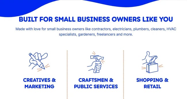 invoicing software for small business image showing billdu website